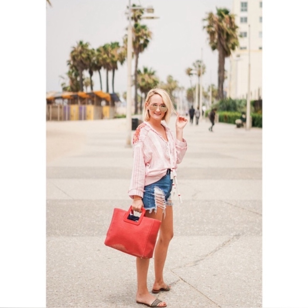 JOHNNY WAS Jacque Embellished Beaded Boho Tunic Top Size Medium - Picture 2 of 14